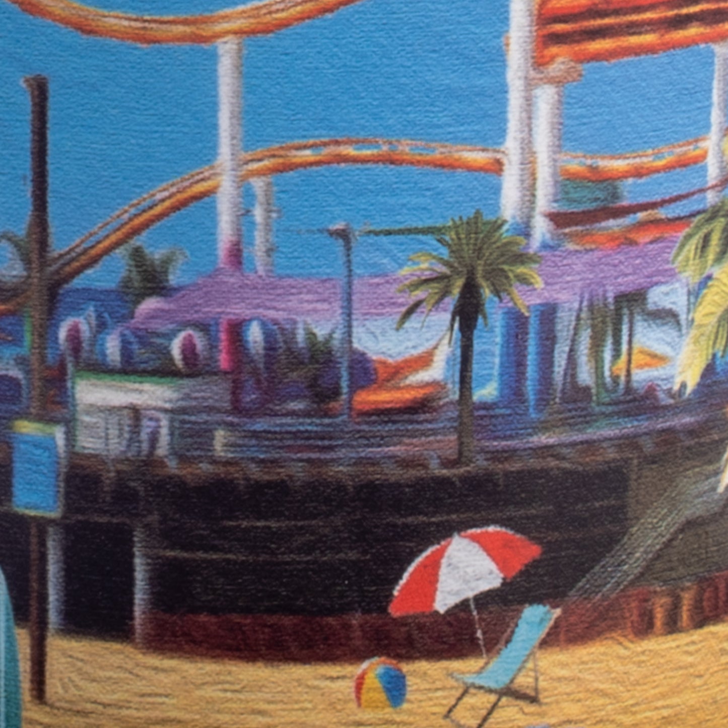 Santa Monica Oil Painting Mug