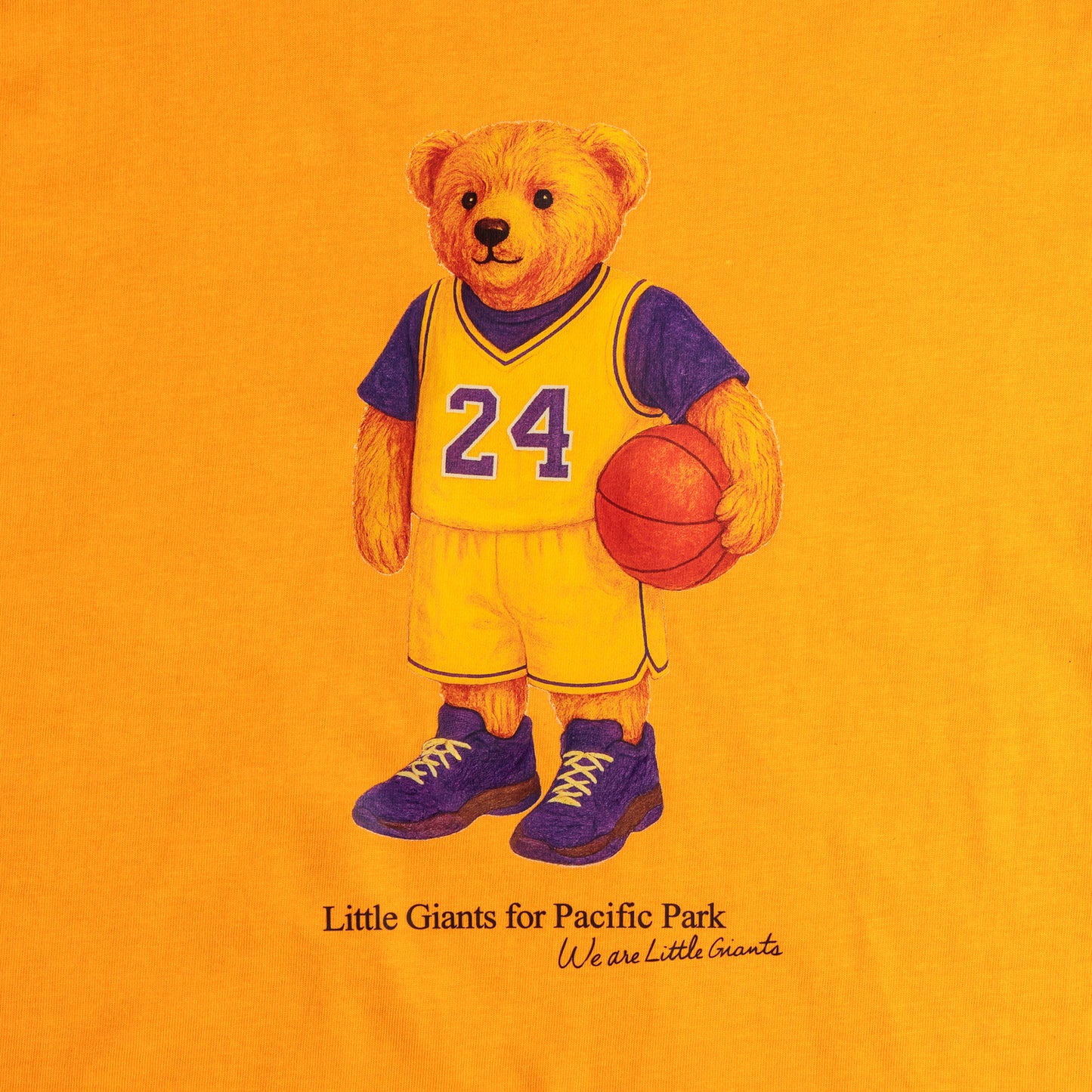A Little Giants x Pacific Park "Mamba Day" Gold Tee