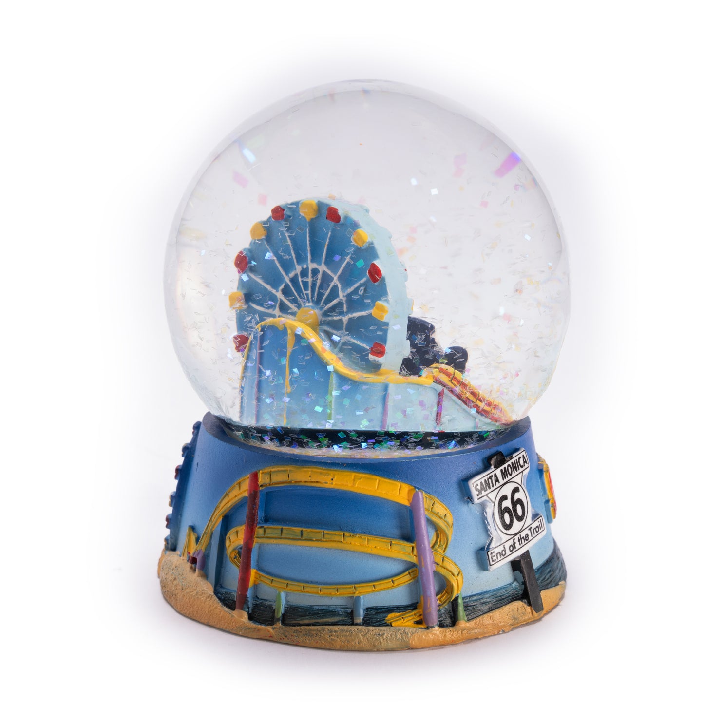 Santa Monica Snow Globe