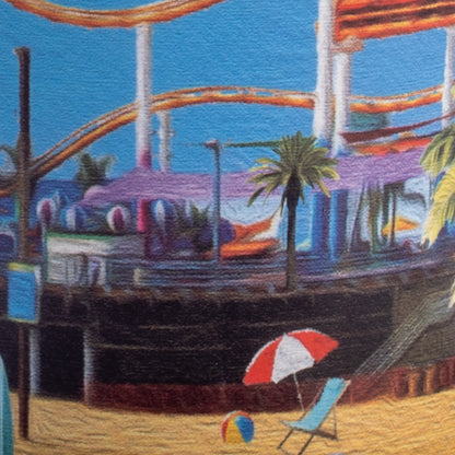 Santa Monica Oil Painting Mug
