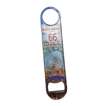 Route 66 Bottle Opener Magnet