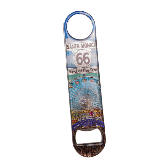 Route 66 Bottle Opener Magnet