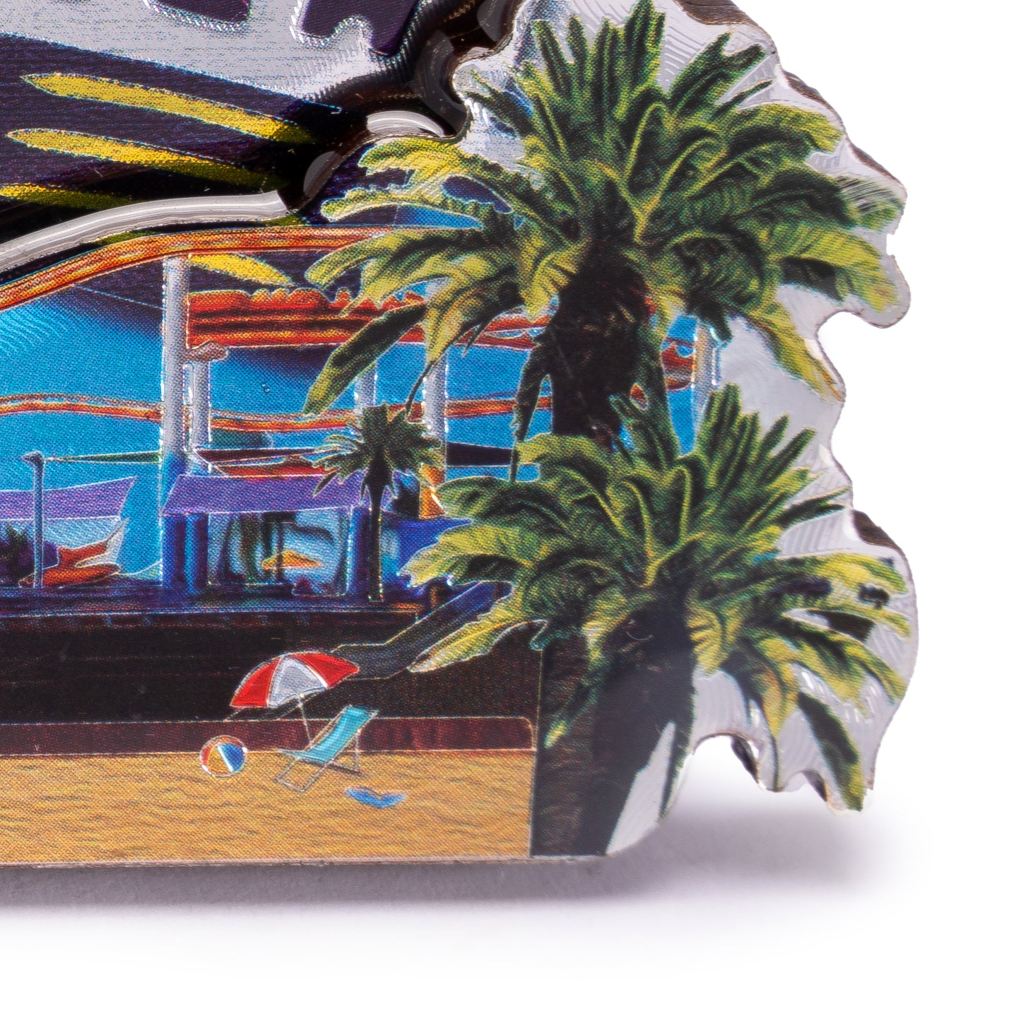 Santa Monica Pier Oil Magnet