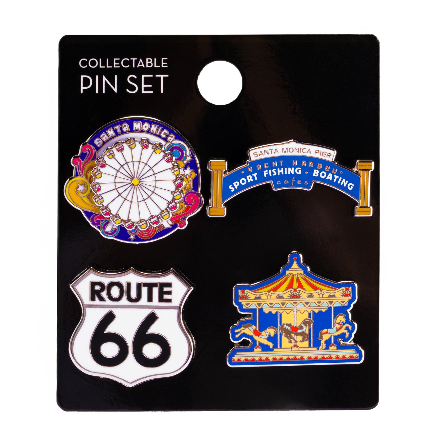 Santa Monica Pier Pin Set