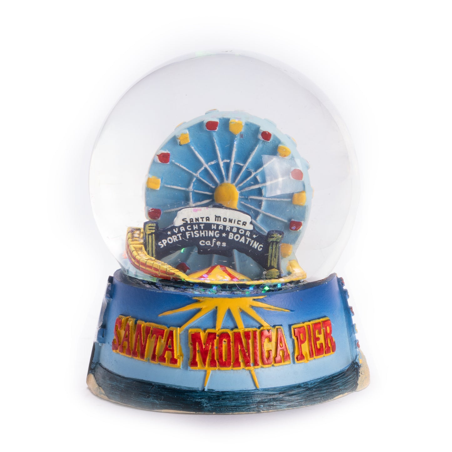 Santa Monica Snow Globe