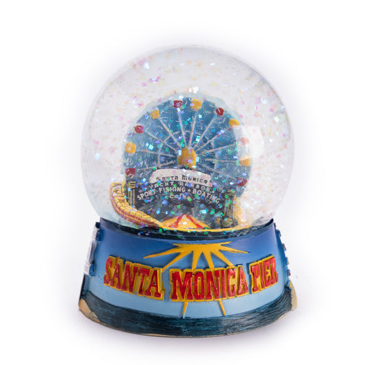 Santa Monica Snow Globe