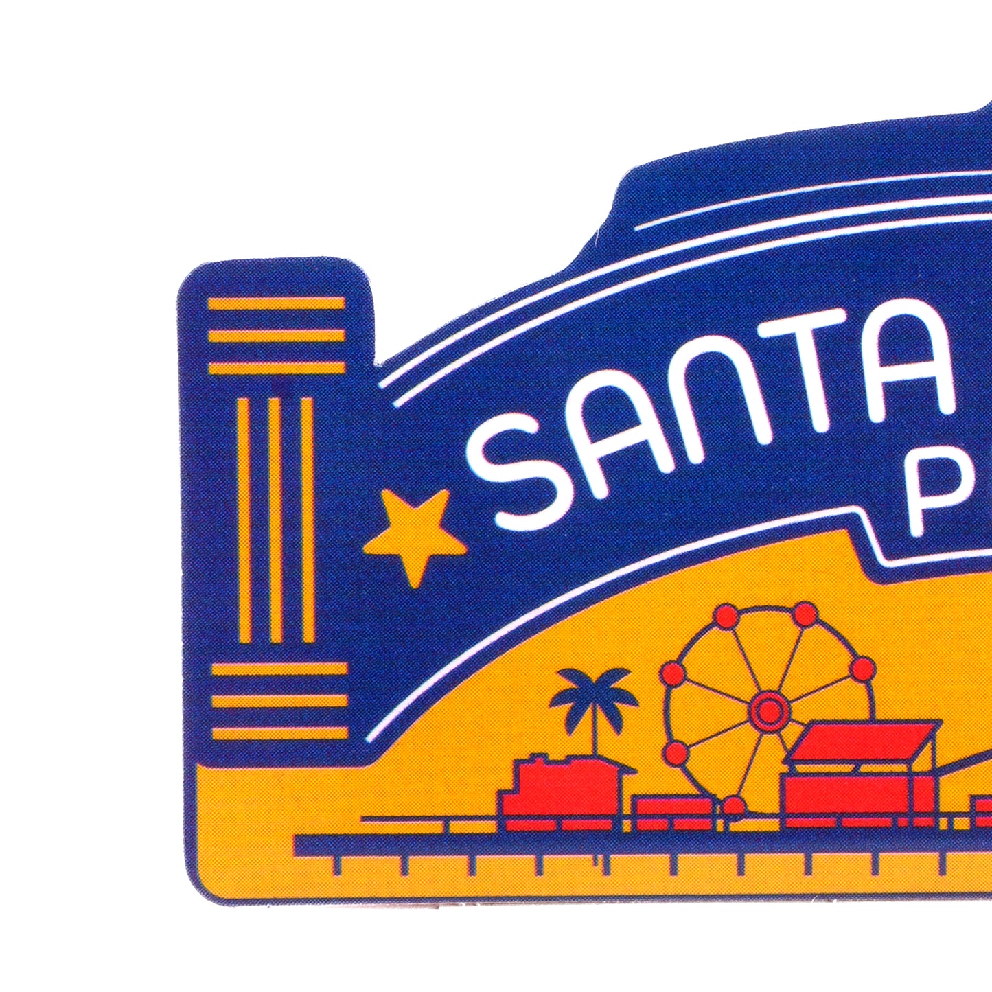 Santa Monica Pier Arch Sticker